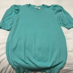 J. Crew Teal Short Sleeve Sweater